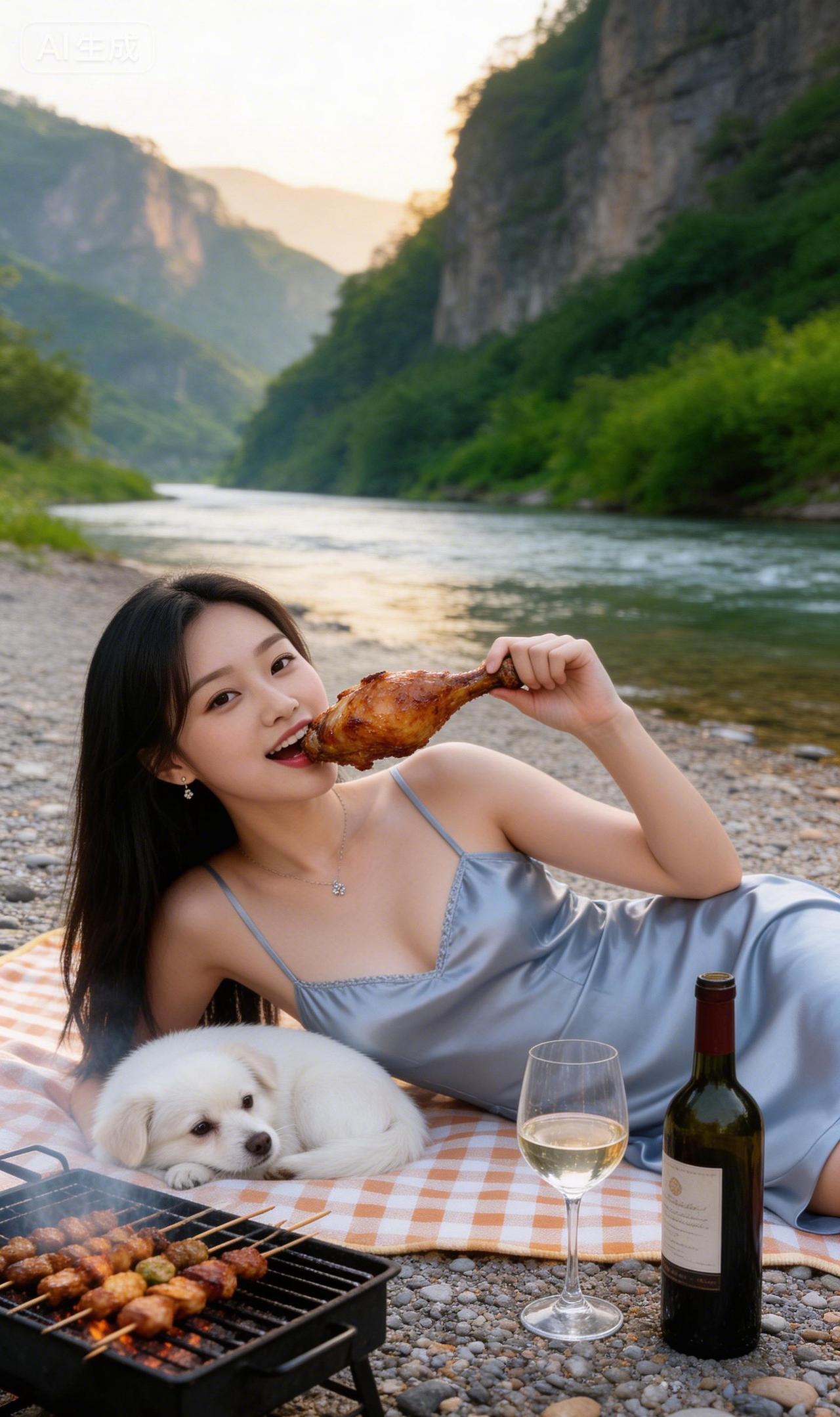 我们总在寻找幸福的答案，
却忘了幸福就藏在一口热食、一杯微醺、一只黏人的小狗里。