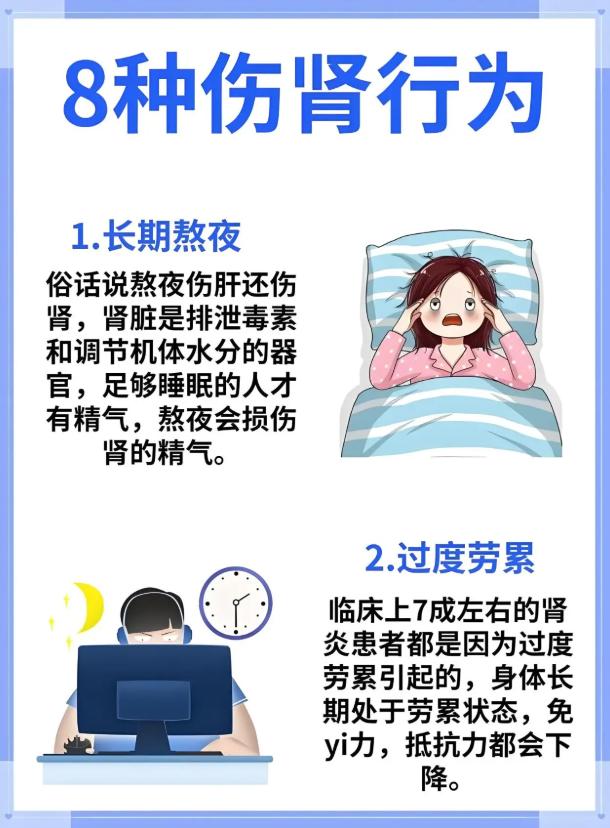 8 种伤肾气的常见行为，对照自查