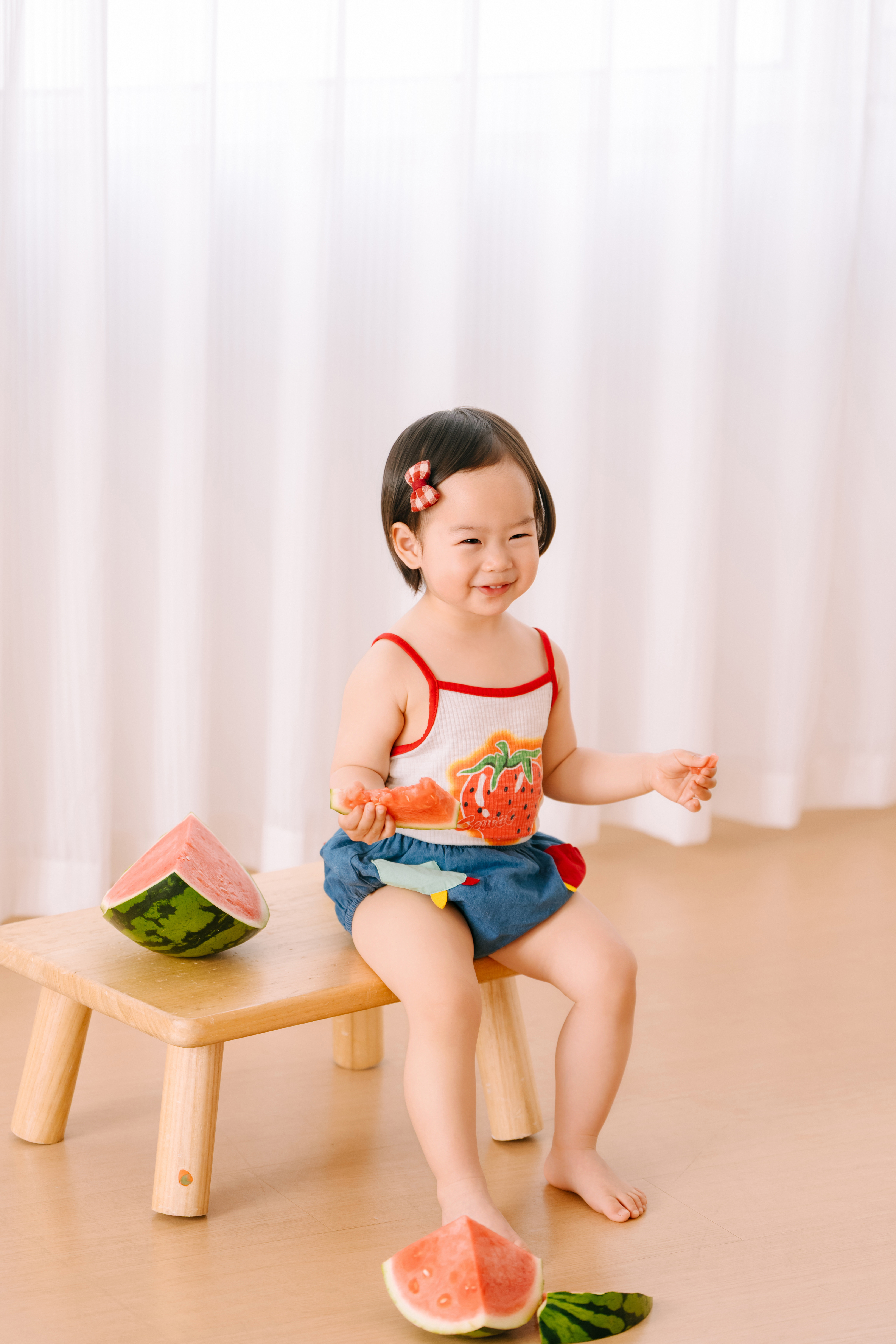 悠米女士的两岁照片我姑娘也是个豪放派