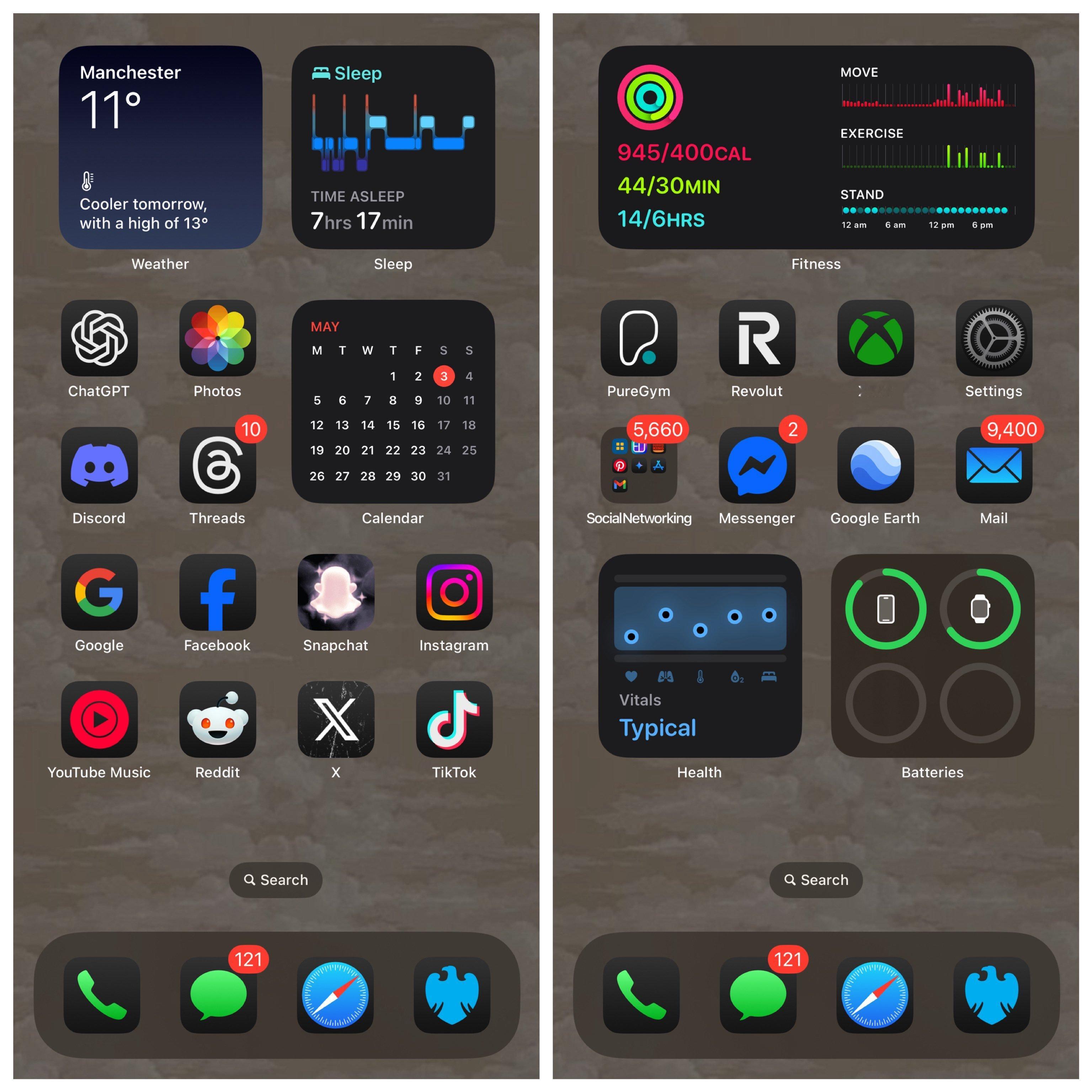 iOS 黑暗模式图标设计得真不错！ ​​​