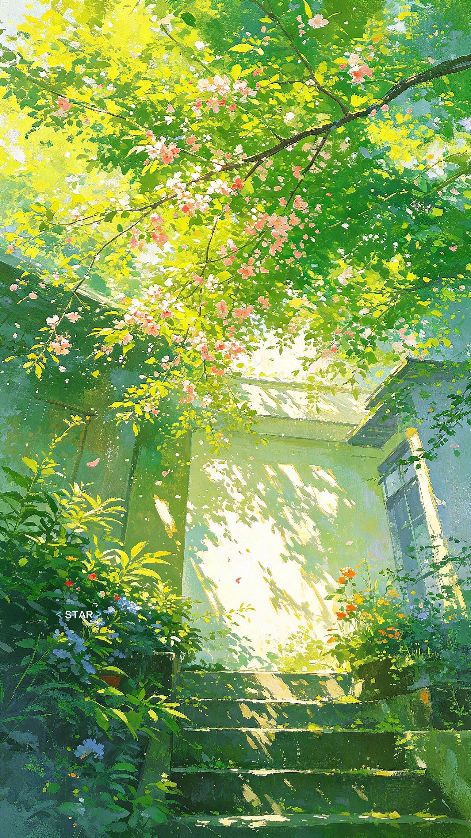 藤蔓牵晴日，闲卧小窗夏。 