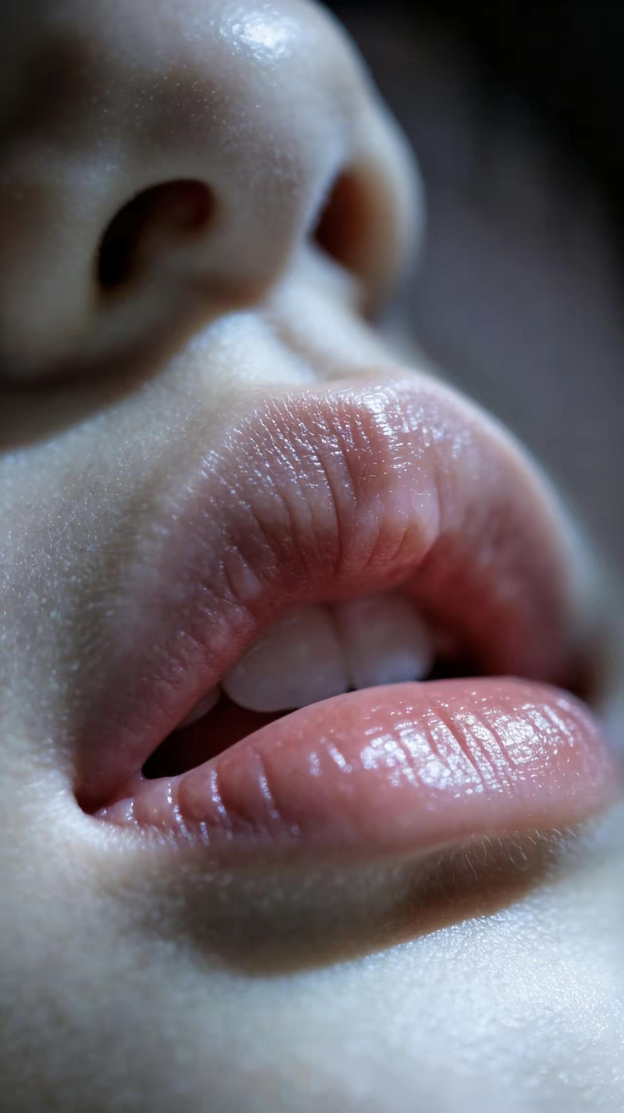 是的，可以看出，照片捕捉了人物仰望时的瞬间，其核心魅力在于对“纯粹”的极致追求。