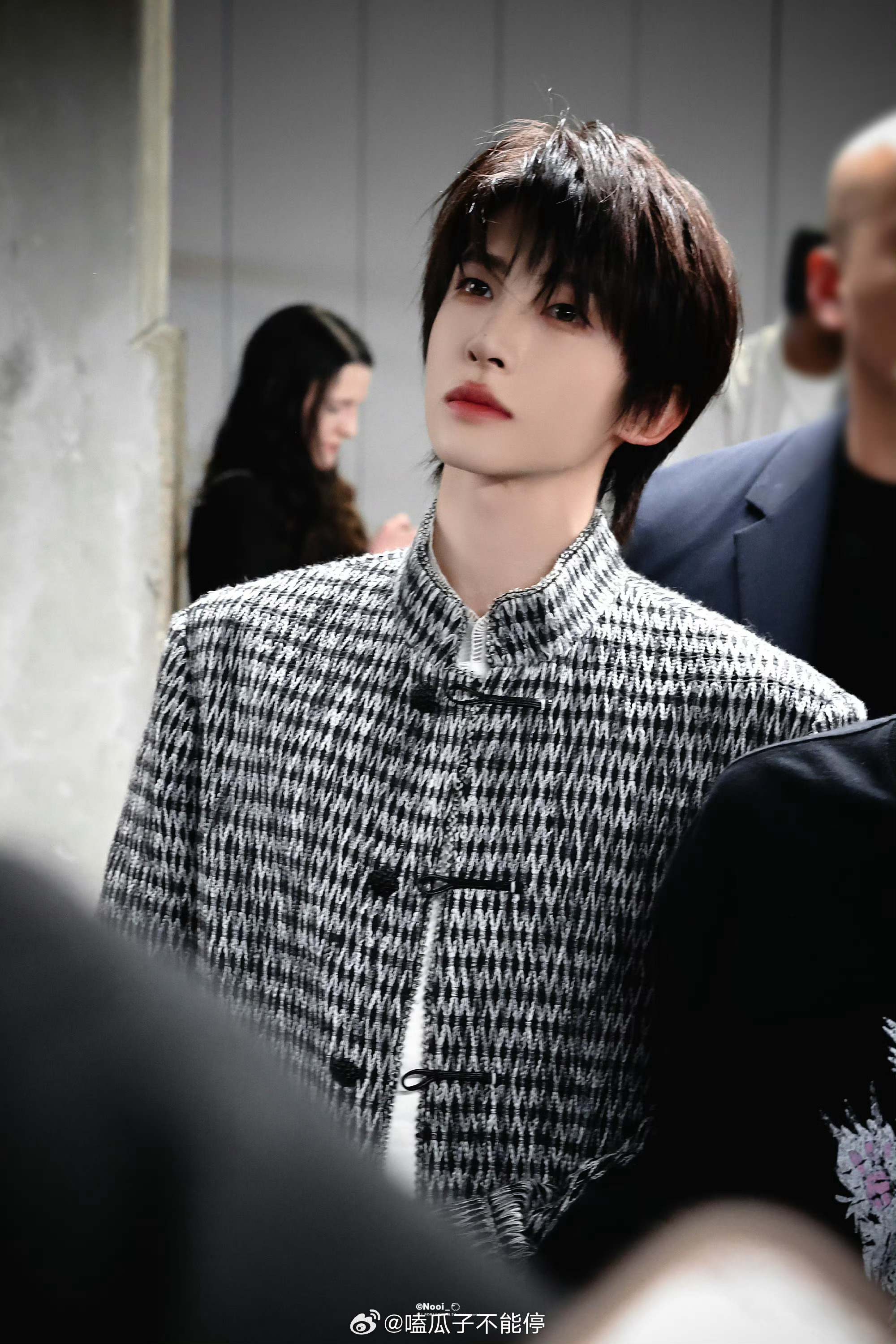 刘宇巴黎时装周出发啦，好帅的造型，特别适合他，精致又漂亮