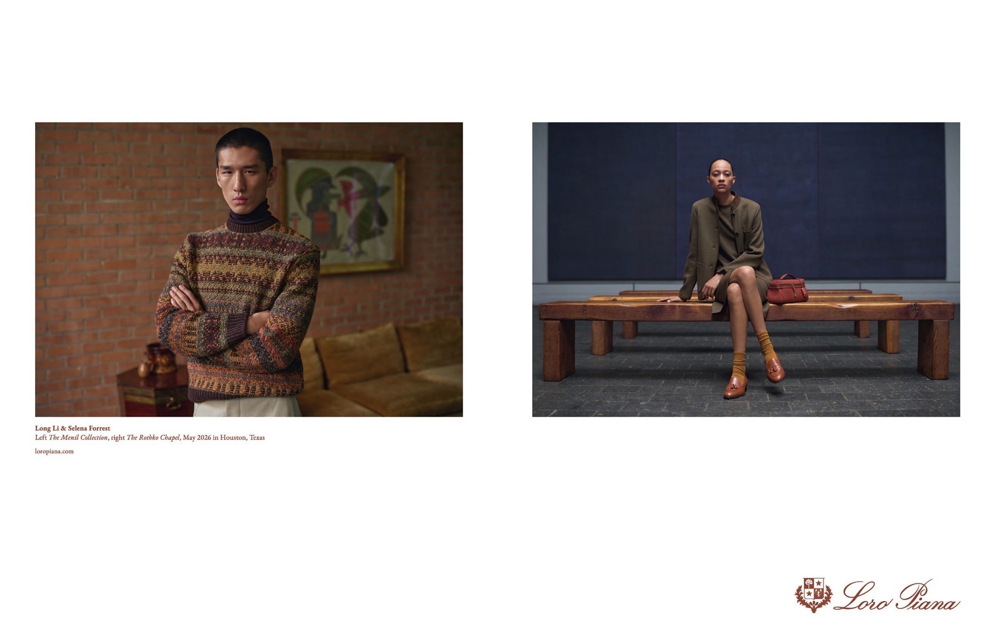 李子龙的Loro Piana 26秋冬广告杂志投放版 