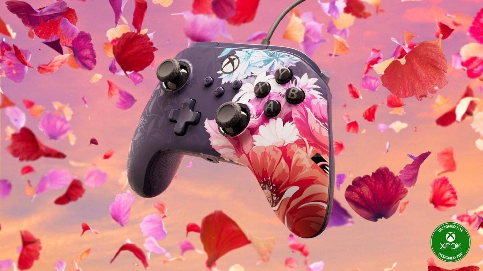微软Xbox“花卉系列”配件上线，精美外观搭配强劲性能微软Xbox近日携手多家第