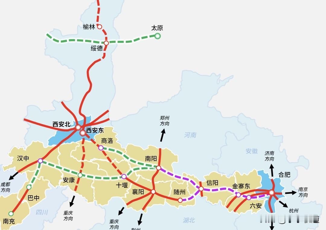 天南地北大拜年近几年，陕西高铁进入难得的大发展时期，建设里程超过千公里，“米字形