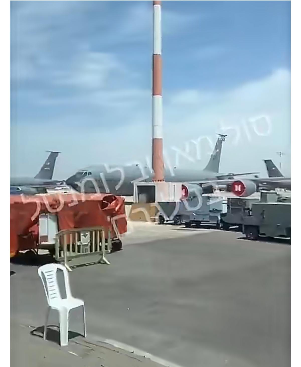 美军飞机依然大量驻扎在以色列本古里安机场，利用民航和平民旅客充当人肉盾牌。