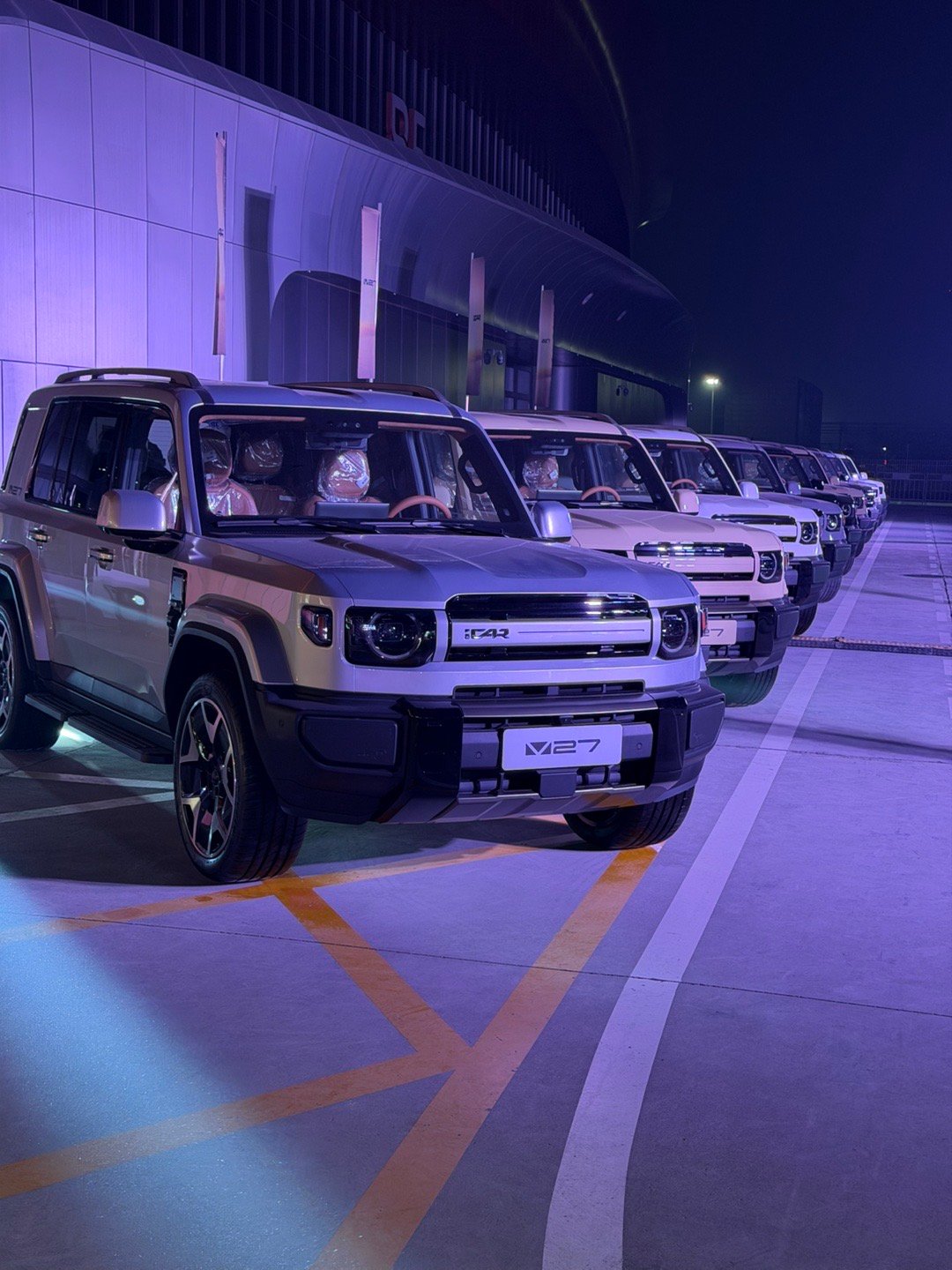 今天打卡iCAR V27上市发布会，现场互动打卡点，依旧是属于ICAR的潮酷！V