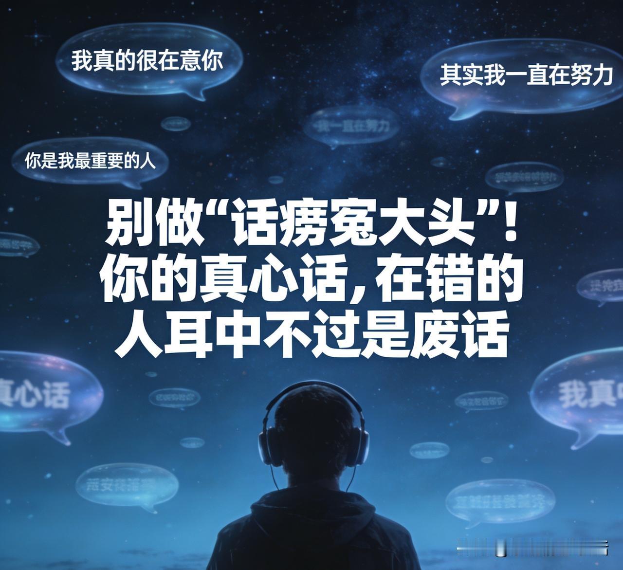 别做“话痨冤大头”！你的真心话，在错的人耳中不过是废话！

       跟唯利