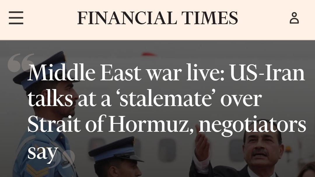 英国《金融时报》援引消息人士的话称，美国和伊朗在霍尔木兹海峡问题上的谈判陷入僵局