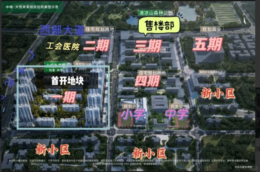 【老羊说楼市】中粮大悦城4.2亿元再次拿地西部大道72.975亩商住用地，楼面价...