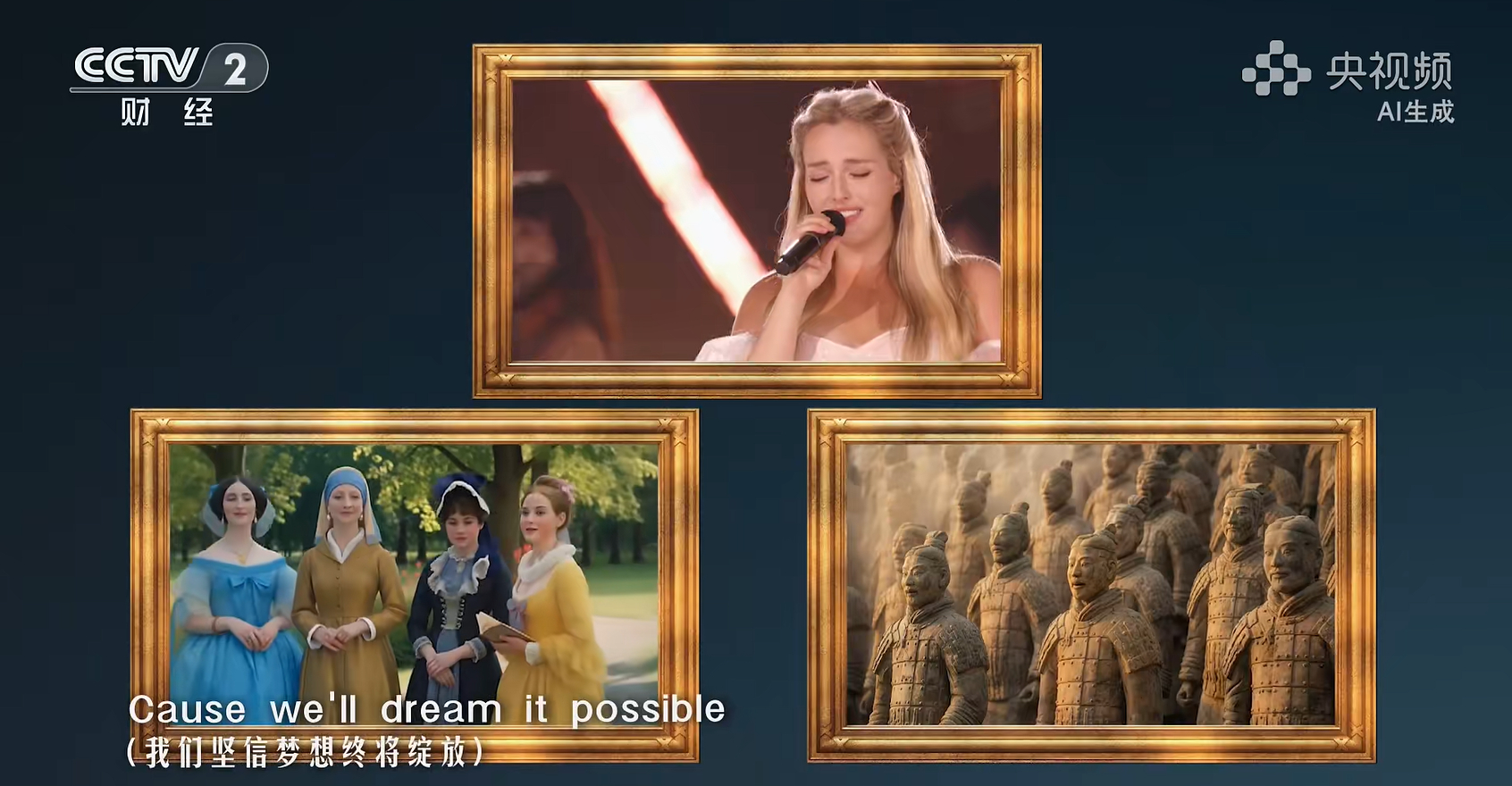 央视鸿蒙星光盛典 这一幕，跨越时刻，一种直击心灵的感受。鸿蒙加油