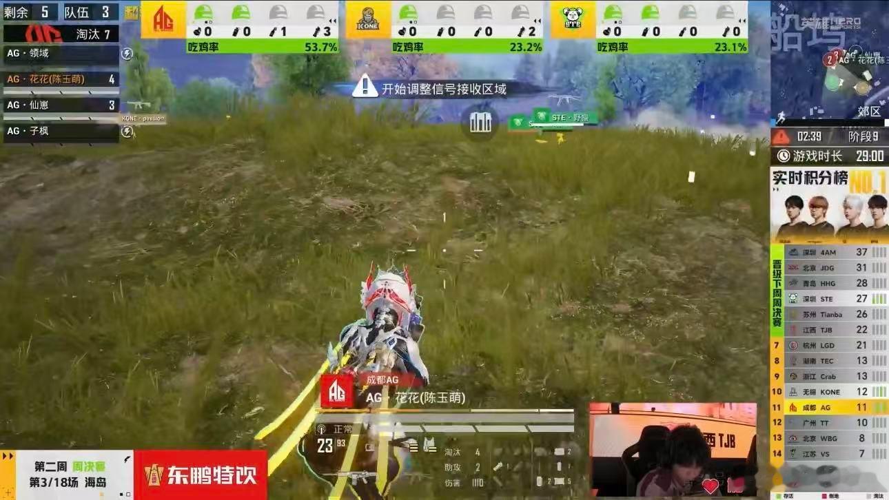 AG双人默契吃鸡 AG两人并肩出征，攻防无缝衔接，决赛圈默契配合稳稳拿下对局，大