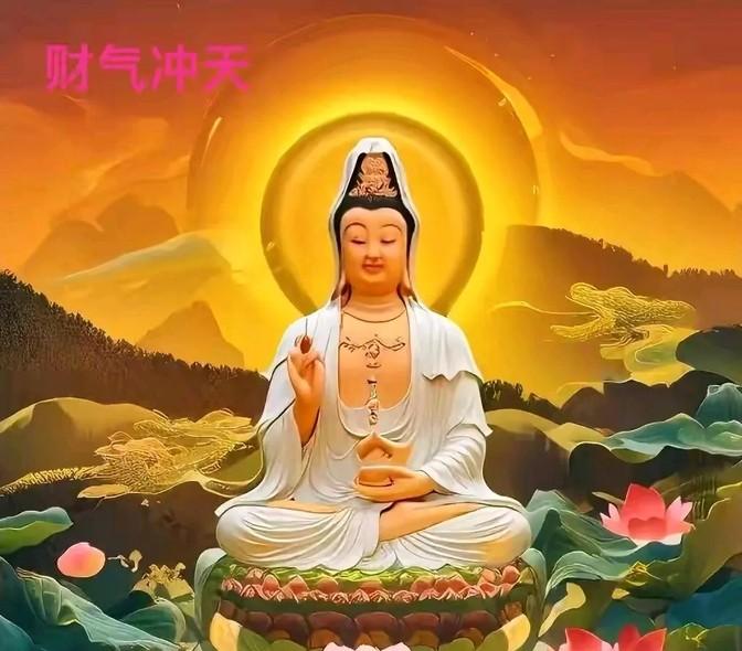 遇到观音，不要假装看不见留下一句：“越来越顺”所愿皆大欢
遇到观音，不妨真诚地留