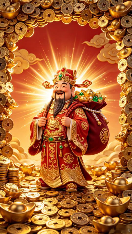财库丰盈则家宅安，福泽绵长则子孙贤。愿君顺势而为，如春种秋收，财稳业兴，富贵绵延