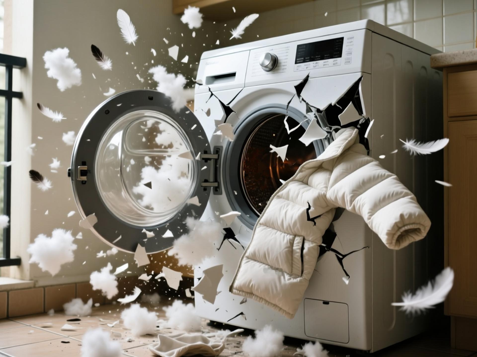 羽绒服这样洗可能会爆炸 首先大家需要知道，为什么洗个羽绒服还能发生爆炸？从物理原