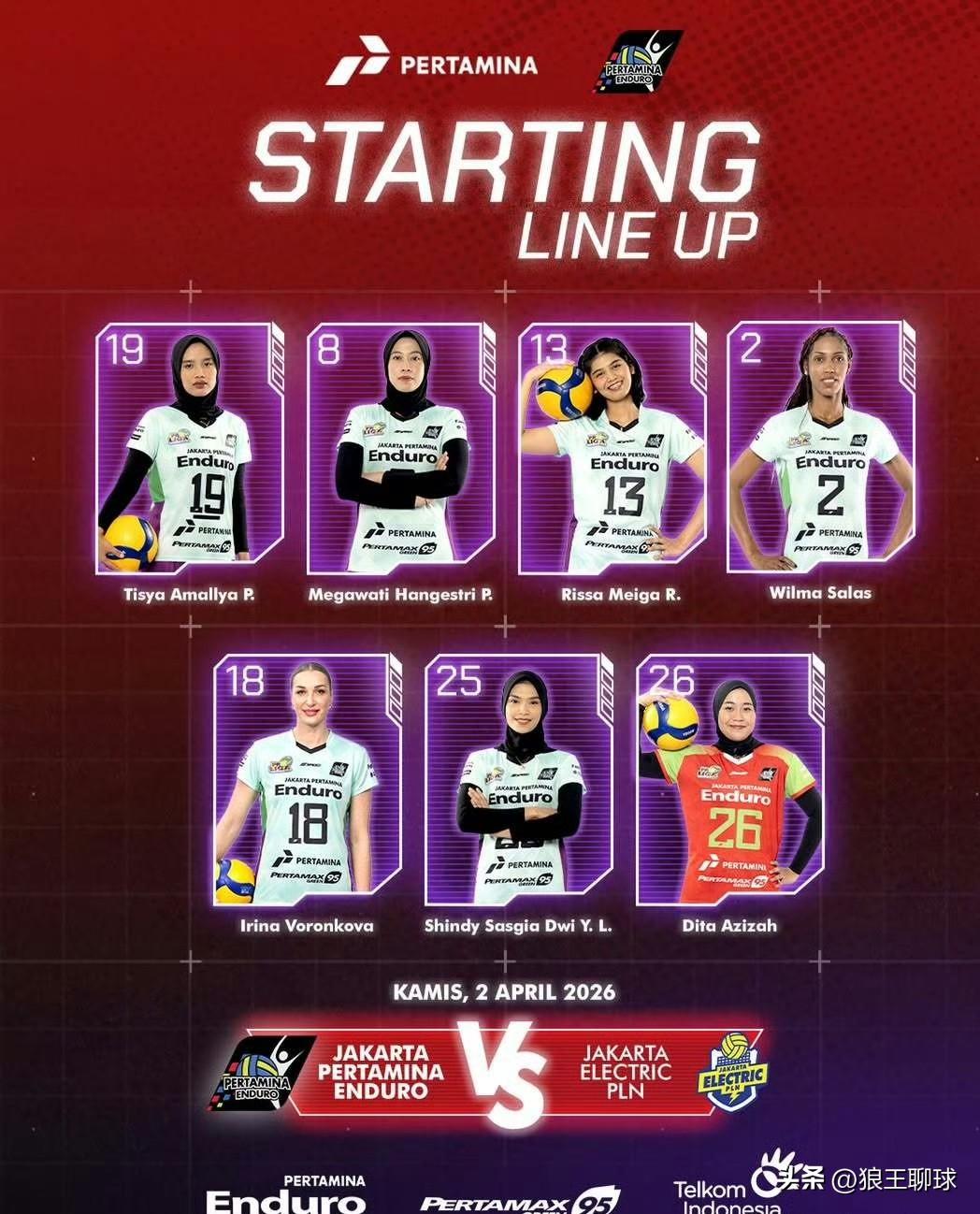 沃隆科娃昨晚为上海女排贡献16分，魔女夺冠；今天贡献33分，但球队2-3落败 