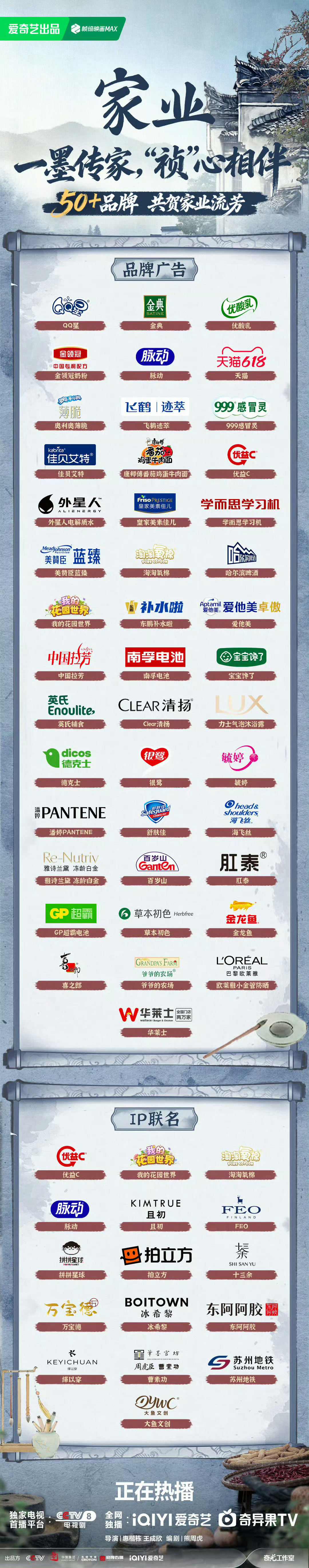 杨紫剧粉自发感谢支持品牌投广家业感谢飞鹤、QQ星、金典、天猫、外星人电解质、英氏