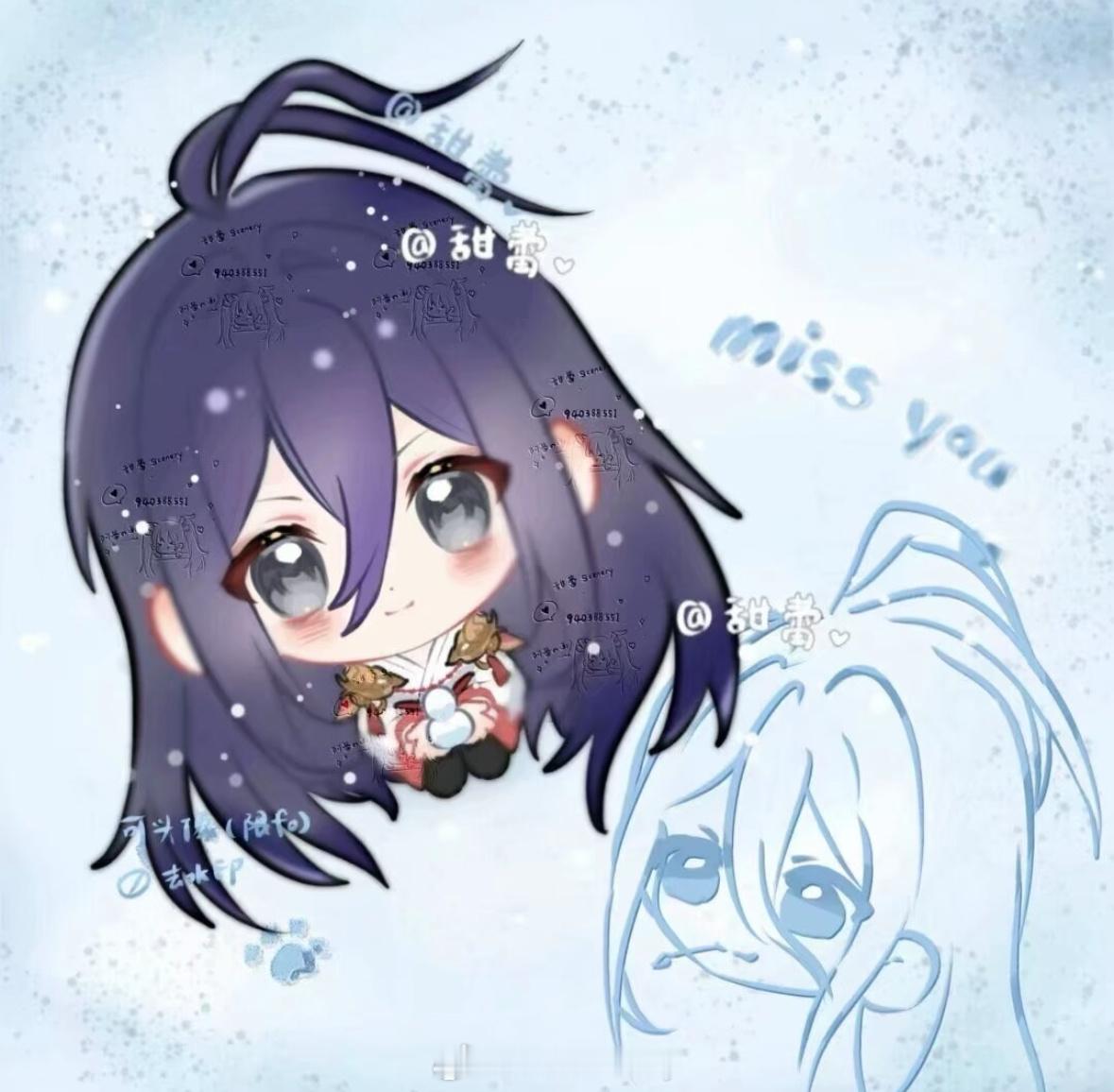 狐妖小红娘超话同人绘画大赛国内画师安利计划 提前预祝七夕快乐！画了月红情头服饰是