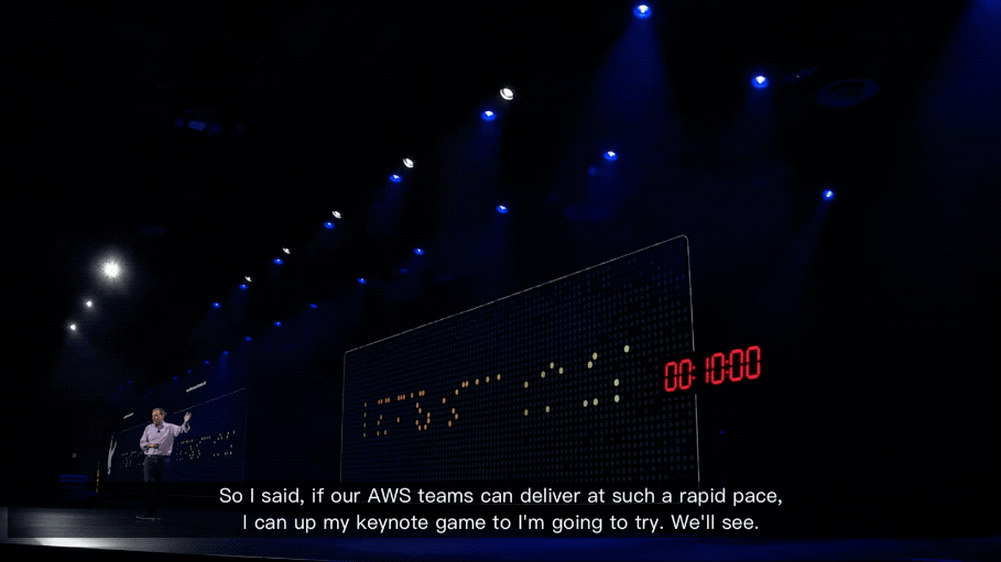 AWS十分钟发布25个新品 从未见过如此凡尔赛的名场面。云计算一哥亚马逊云科技C