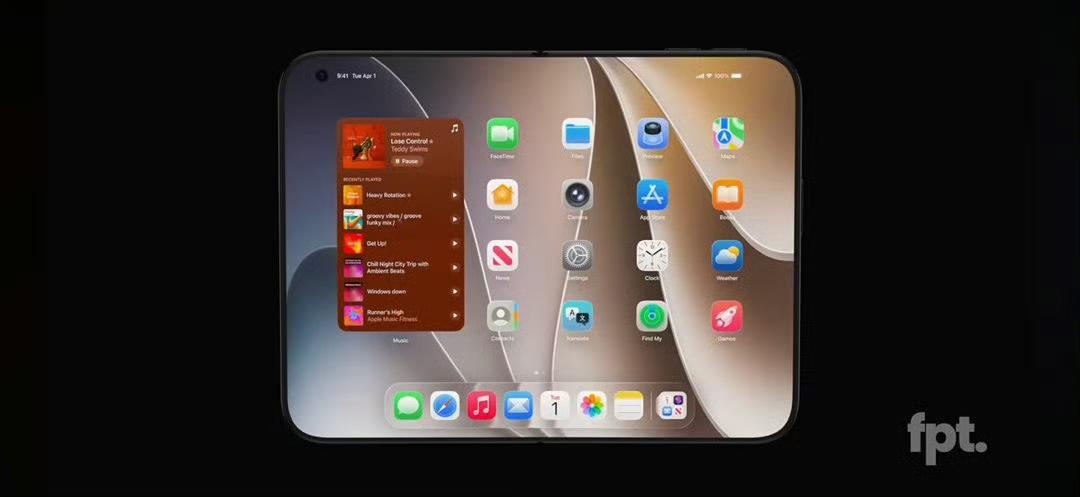 最新iPhoneUltra渲染图曝光，苹果 iPhone Ultra外屏和内屏都
