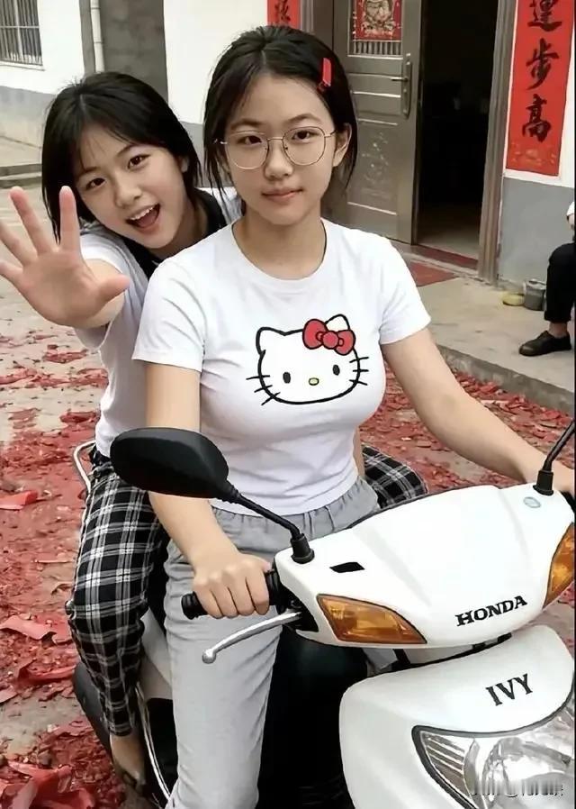 豆蔻少女，含苞待放。