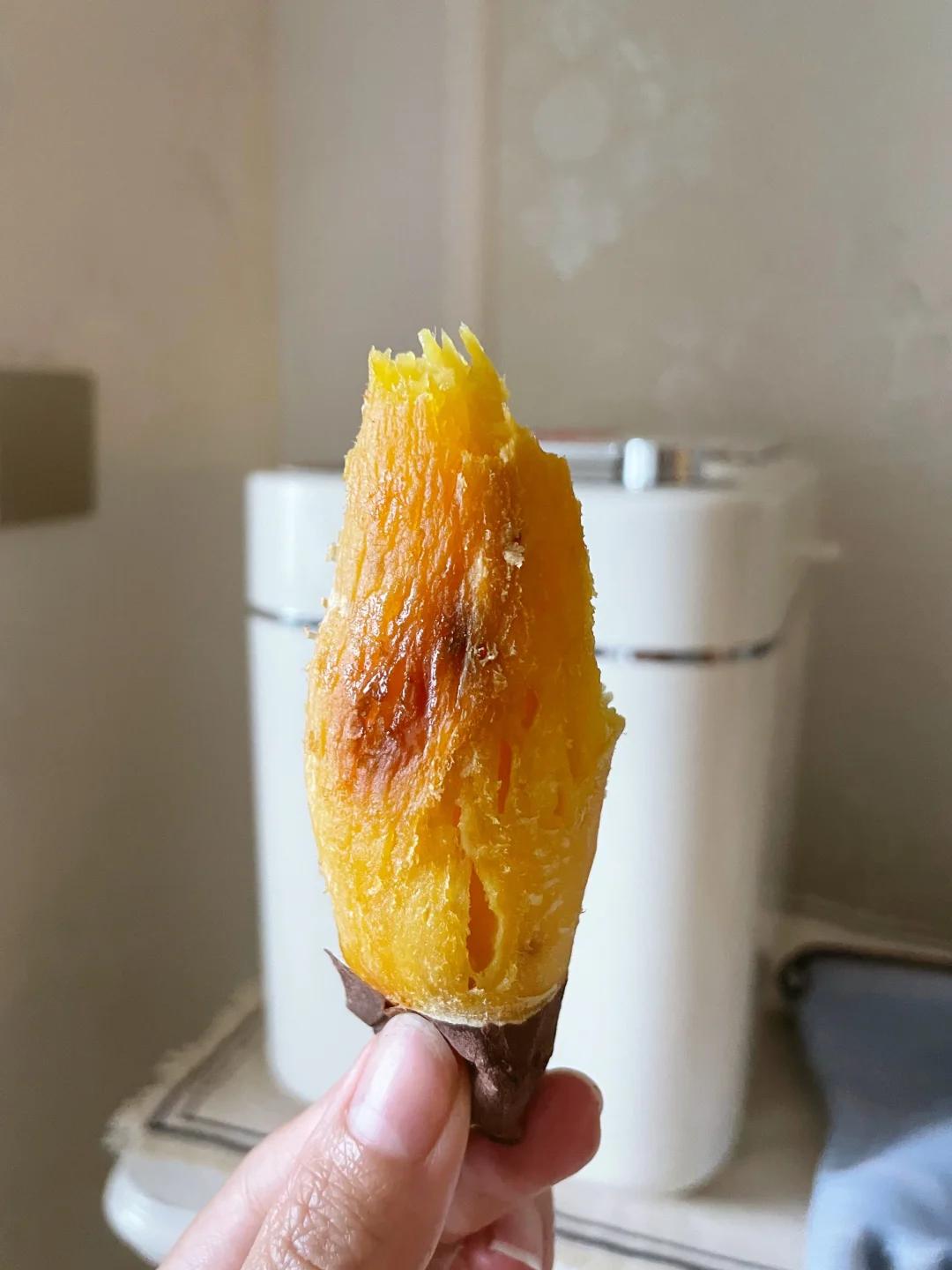 时隔两年打个脸面包机烤地瓜真的行❗️