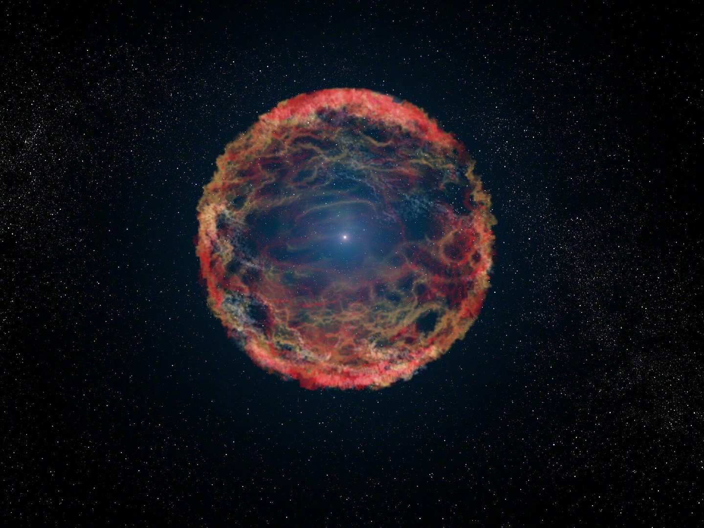 在太阳周围，恒星几乎从不相撞。离我们最近的恒星在4.2光年外。如果把太阳缩成一粒