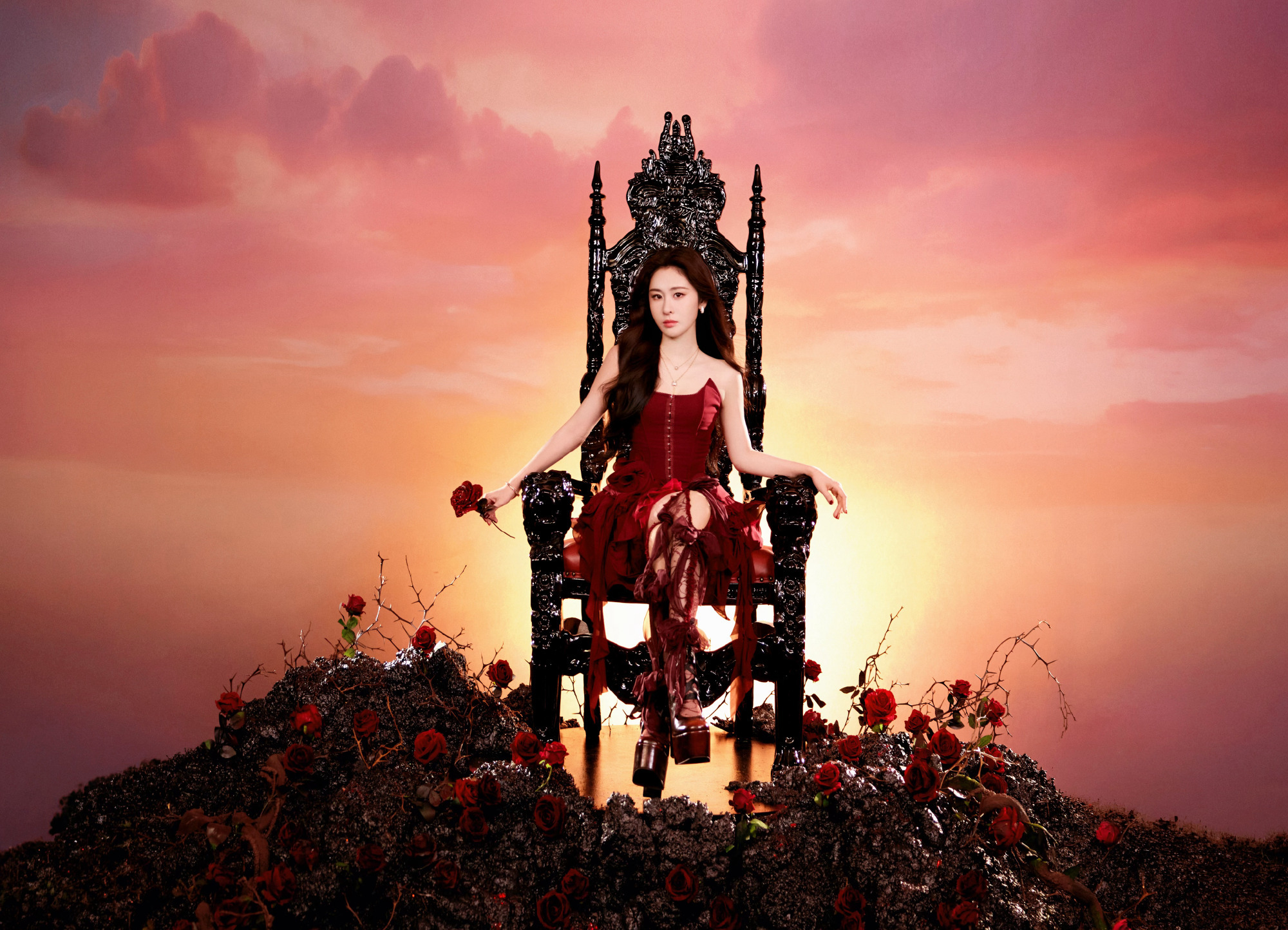 张碧晨最佳女歌手 来，听我说，女王👸登场这张图yyds 膜拜吧 