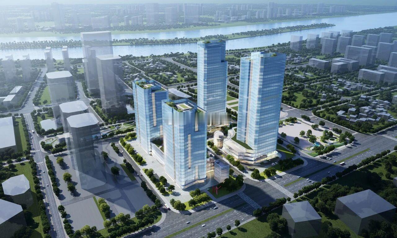 福州海西高新技术产业园创新园四期A区项目设计效果图 等全部建好 就有CBD的感觉