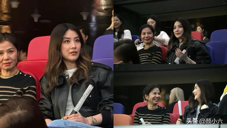 林忆莲演唱会现场，镜头一晃扫到台下。
66岁的钟楚红和53岁的陈慧琳坐一块儿。陈