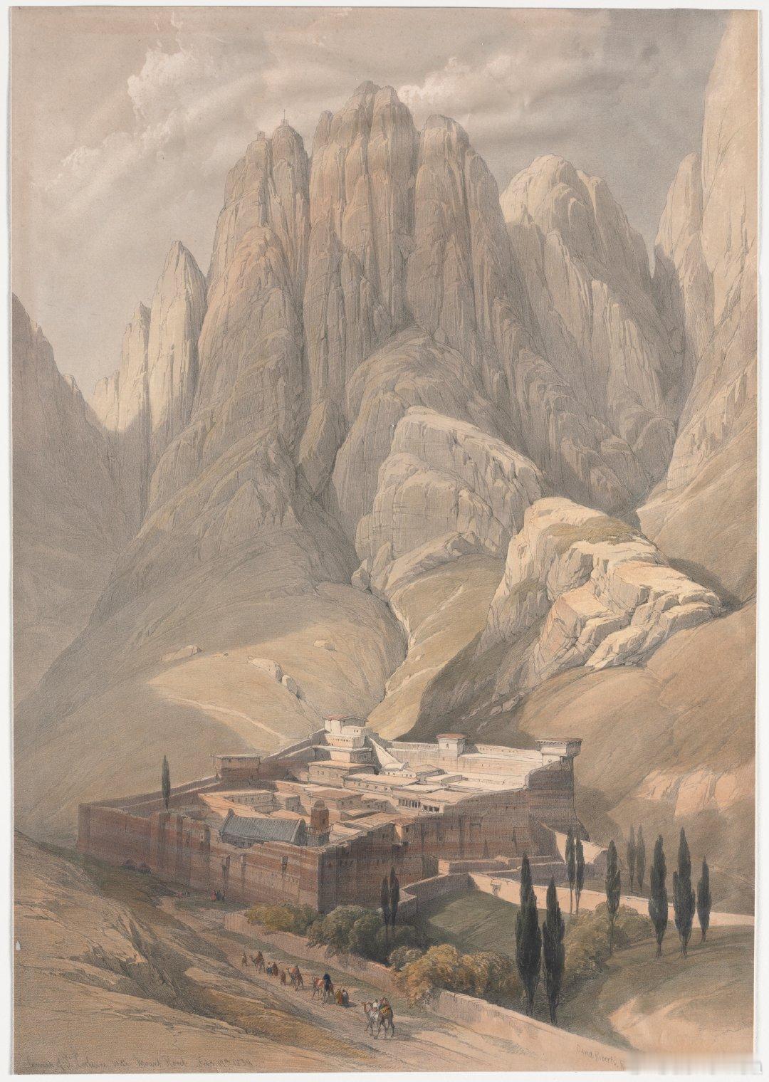 西洋历史文化鱼缸 历史知识 苏格兰画家David Roberts（1796-18