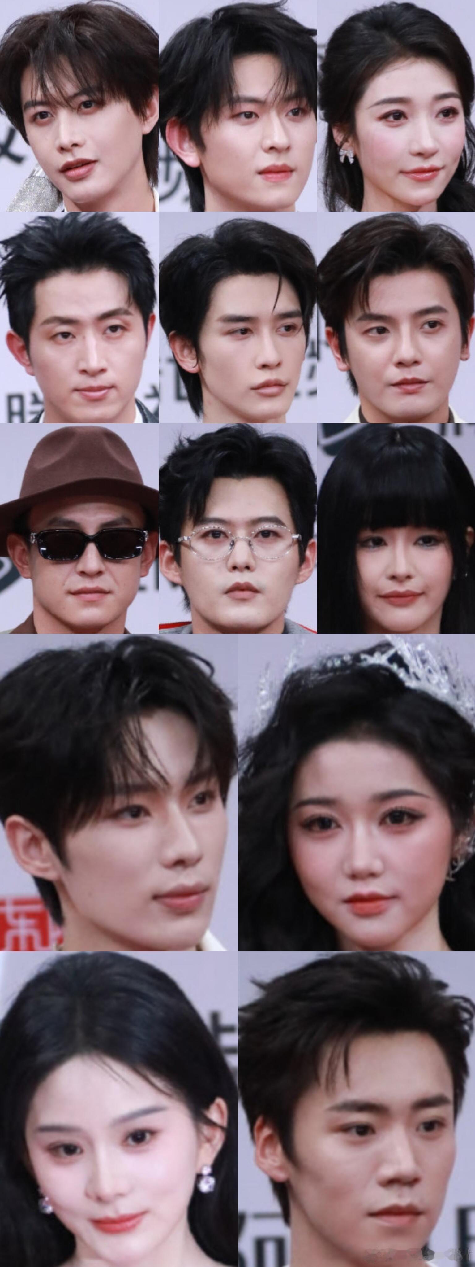 星光大赏短剧演员红毯怼脸生图何健麒、陈添祥、王格格、王凯沐、申浩男、何聪睿、刘萧