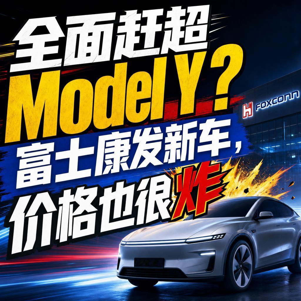 全面赶超 Model Y ？富士康发新车，价格也很炸
富士康造车这事儿，听起来确