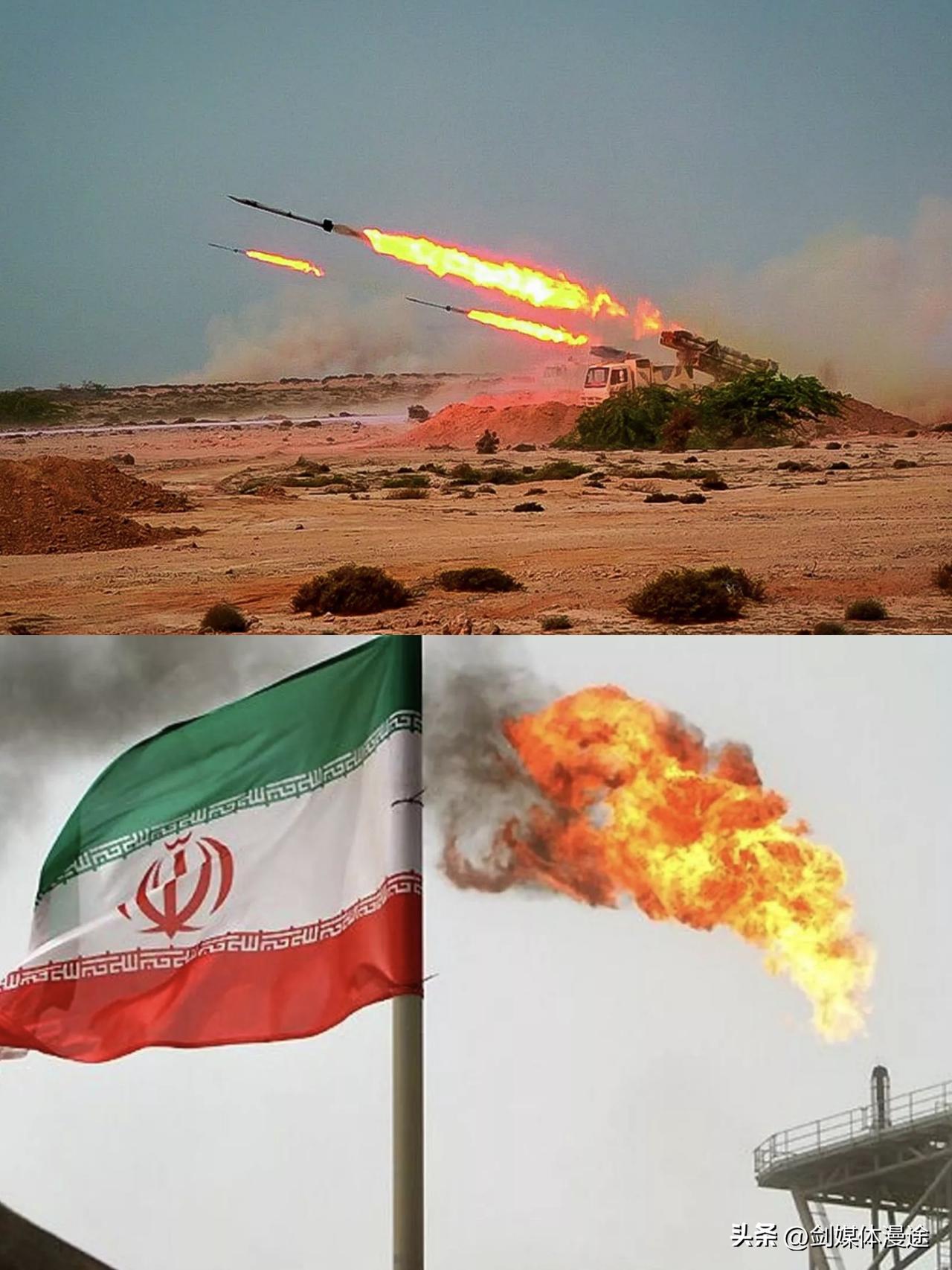 美国： 对伊朗的石油中心“哈尔克岛”进行导弹打击，为此伊朗再对美军反击：击中美国