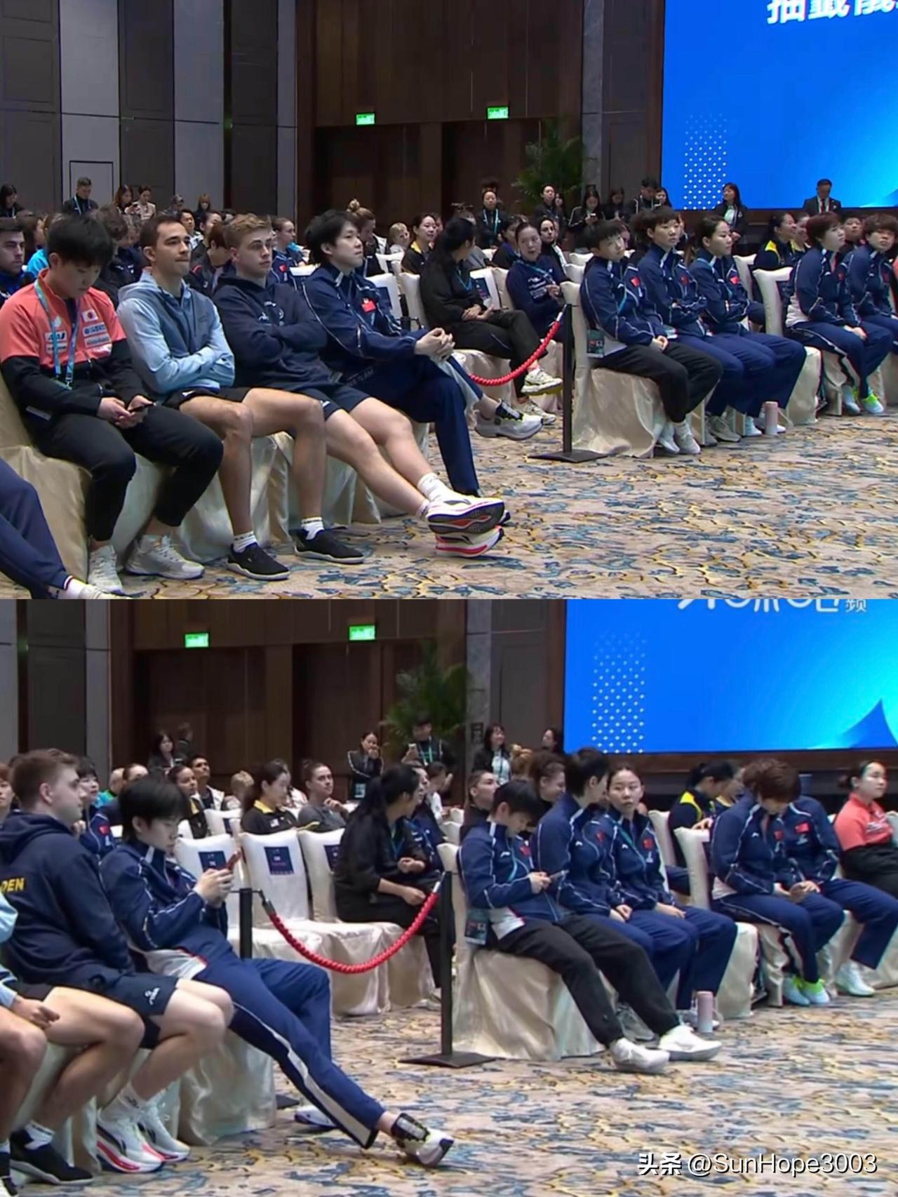 太可爱了，完全没有包袱，
孙颖莎王楚钦不只是成绩世界第一，
松弛感也是世界第一。