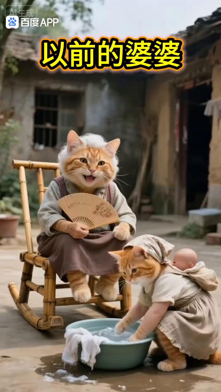 以前的婆婆，现在的婆婆。