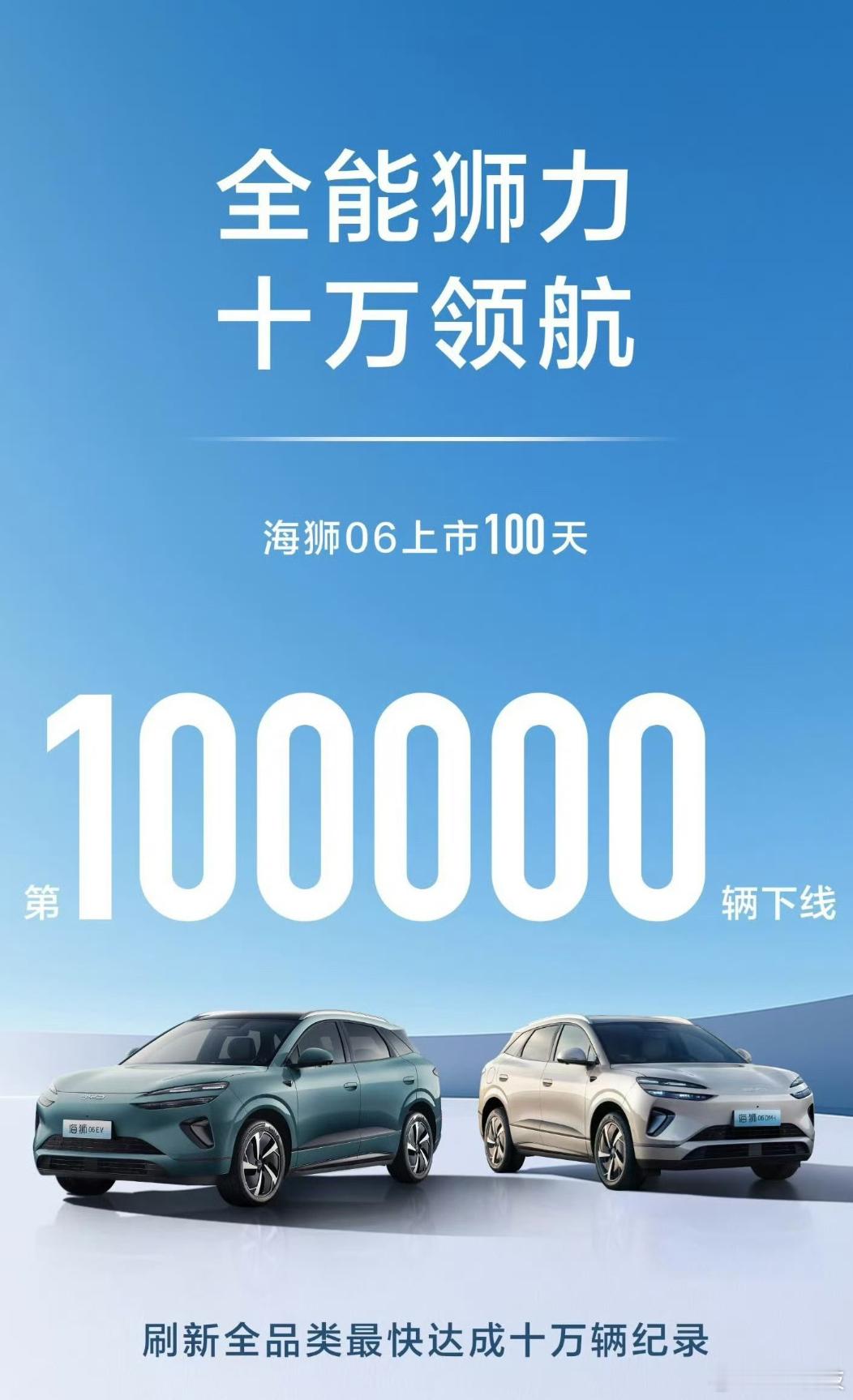 海狮06上市100天交付10万台，恐怖如斯！说了同级被打的晕头转向，搞不清自己竞