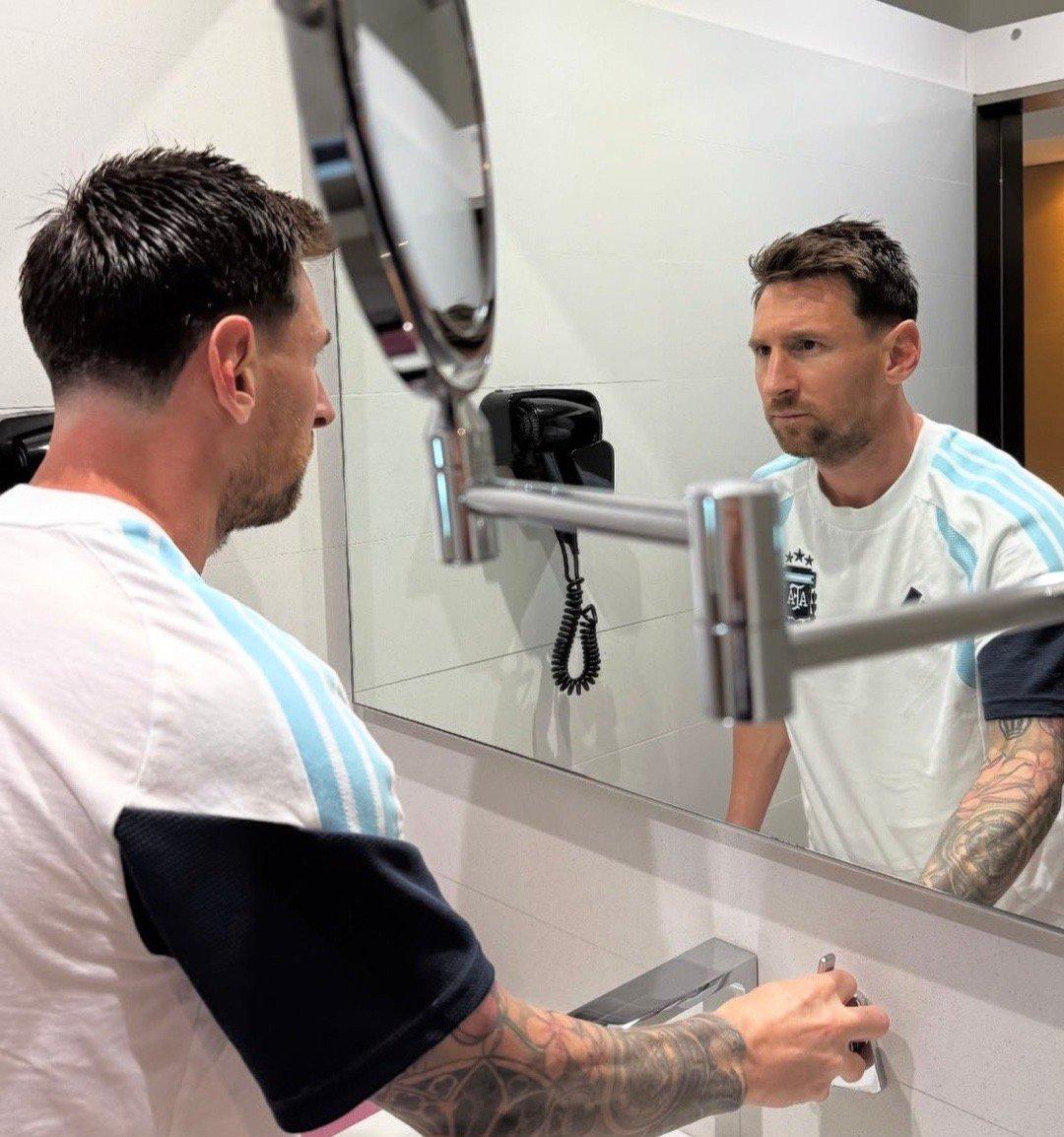 梅西的新发型💇🏻♂️