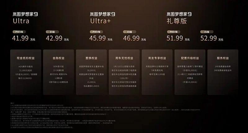 41.99万起！岚图梦想家9正式上市！一眼看过去三个关键词：劳斯同款升降立标、二
