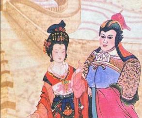 卫青32岁时，迎娶43岁已经三婚的寡妇平阳公主。洞房之夜，平阳公主坐在榻上，卫青