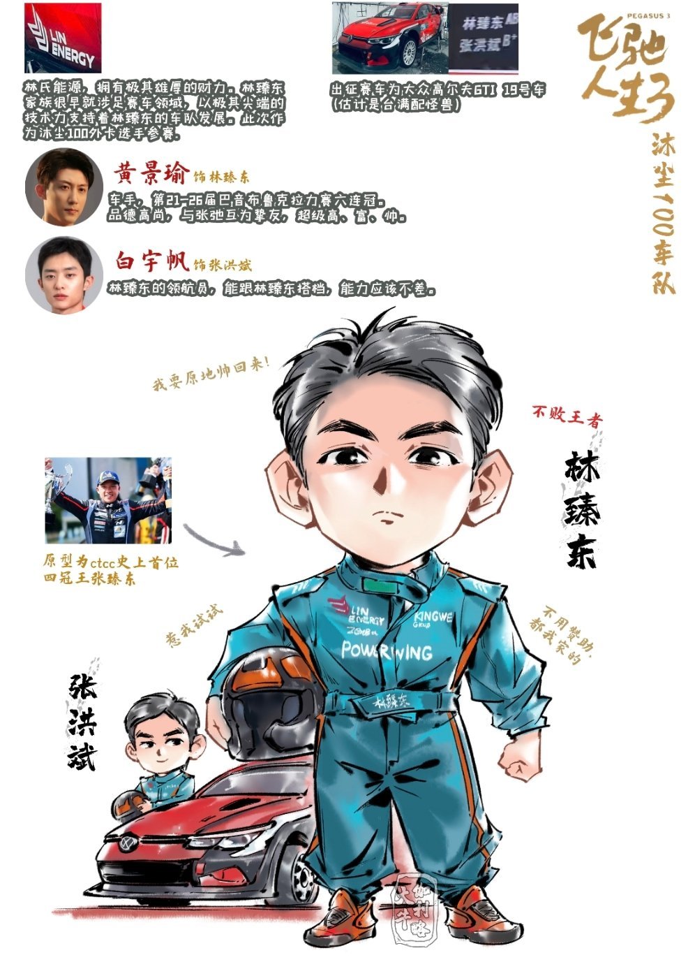 超级高富帅黄景瑜飞驰人生3