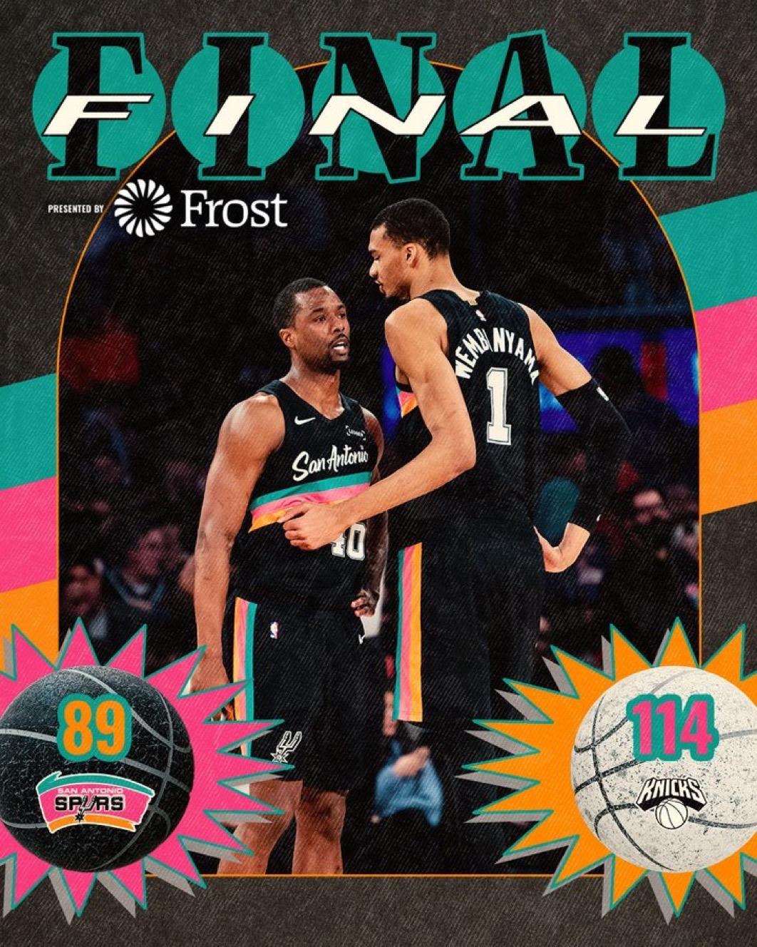 3月2日NBA常规赛战报（11场）：

马刺89-114尼克斯
骑士106-10