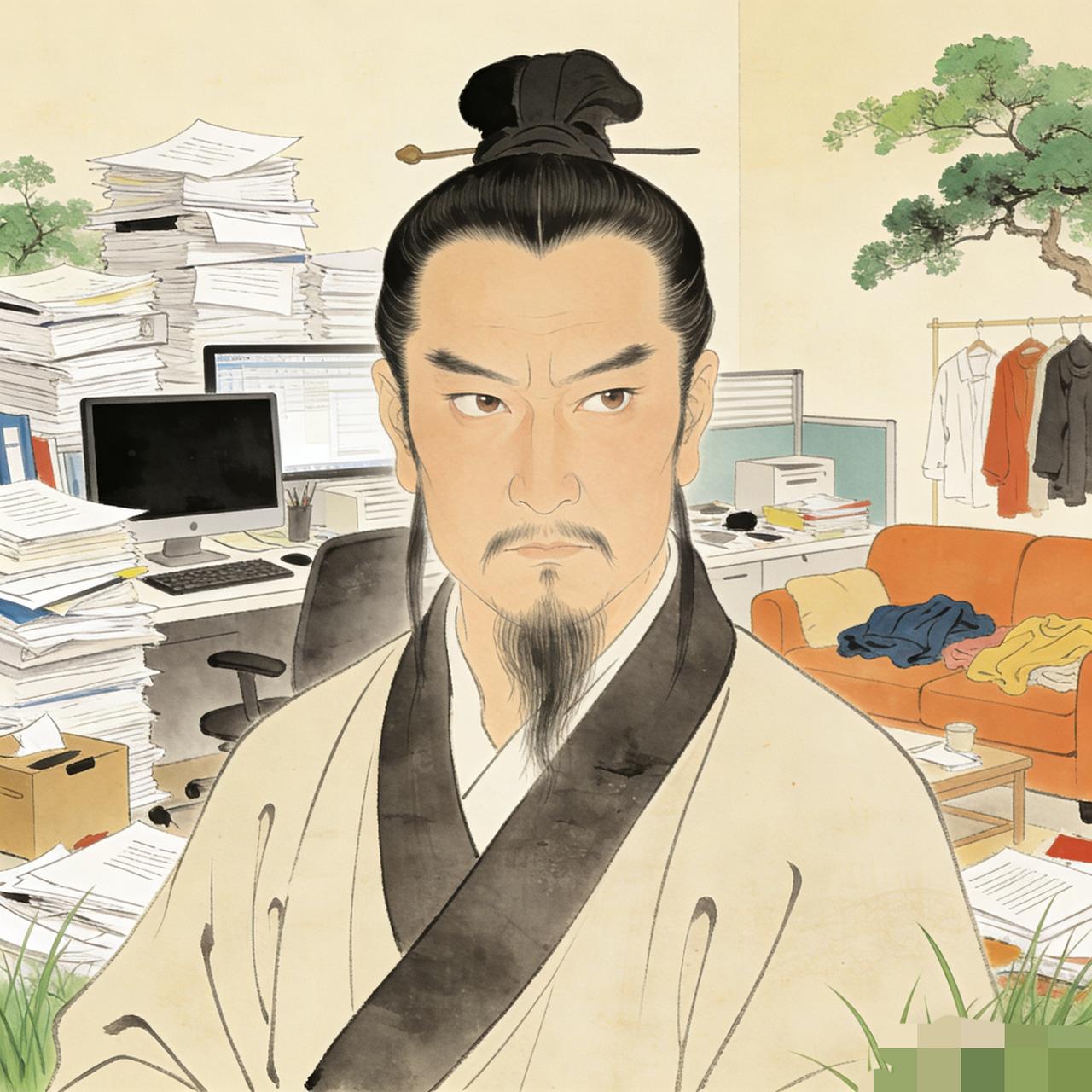 生活虐我千百遍，不妨学学杜甫”这

人到中年，生活就像一团乱麻。职场上，努力工作