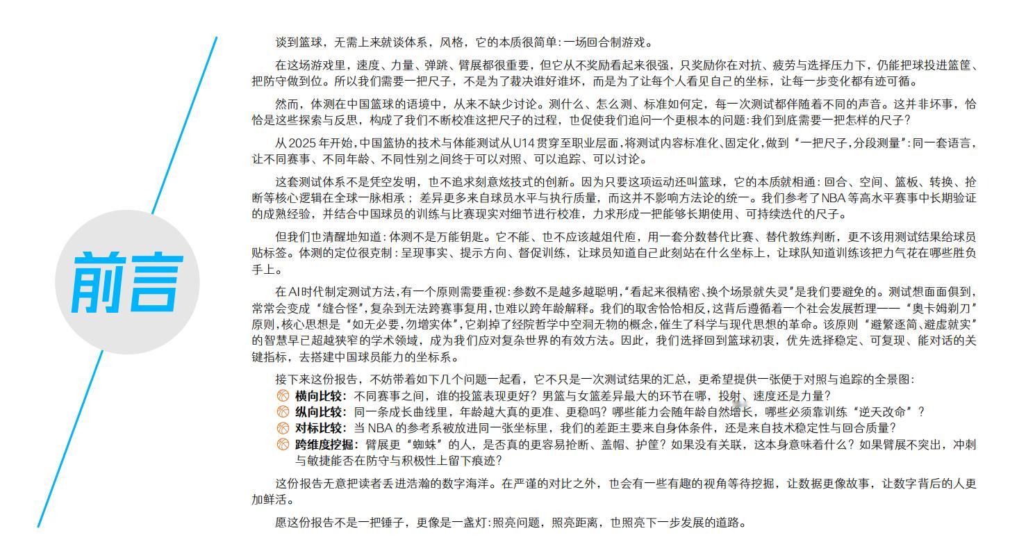 有一说一。。。。。。国内各级篮球赛事的体测如果以后能像现在这样好好弄，其实对我们
