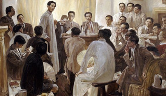 🔴 1927年8月7日，面对国民党反动派所发动的四·一二、四·一五、五·二一反