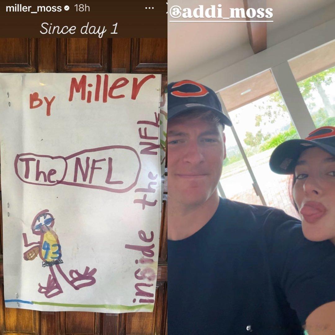 前USC四分卫Miller Moss被芝加哥熊队以自由球员身份签下，成为Cale