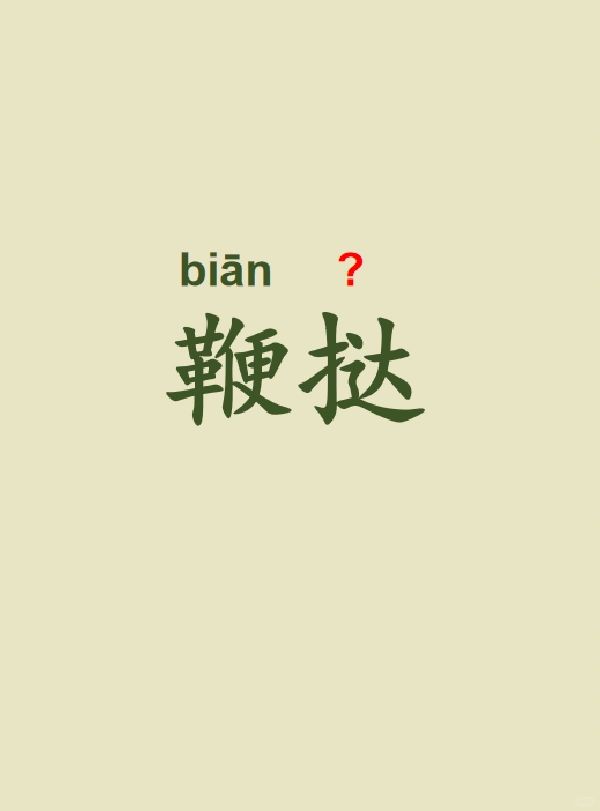 今天来学习——鞭挞