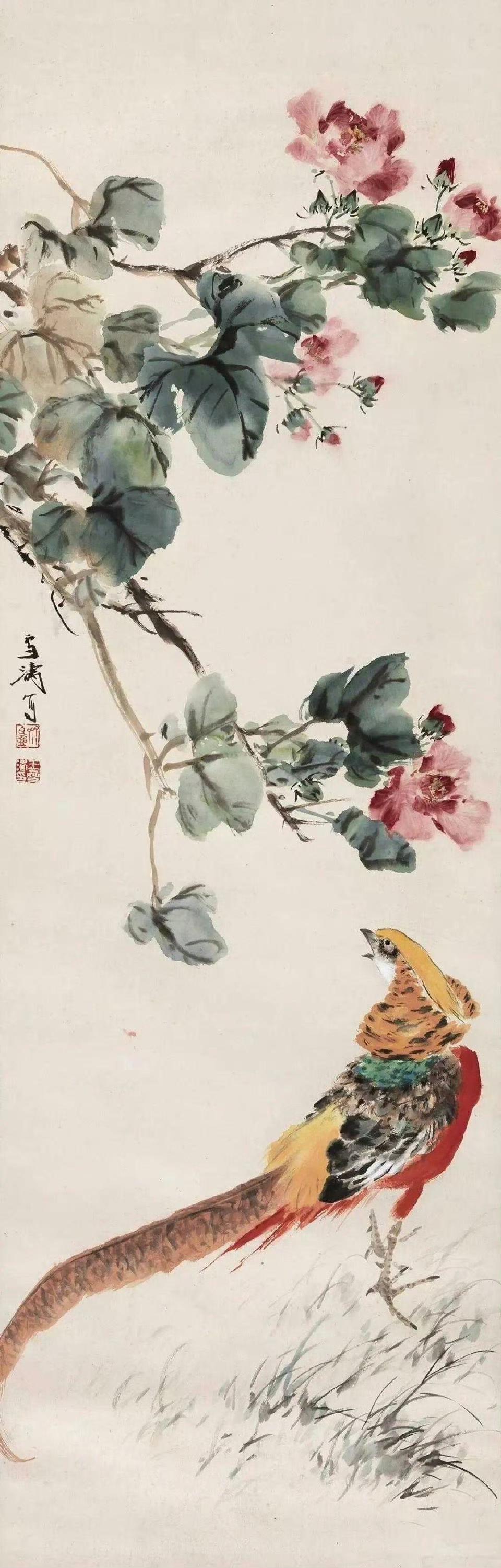 王雪涛是近代中国著名的小写意花鸟画家，他的作品艺术性非常强，每幅作品都有独特的魅