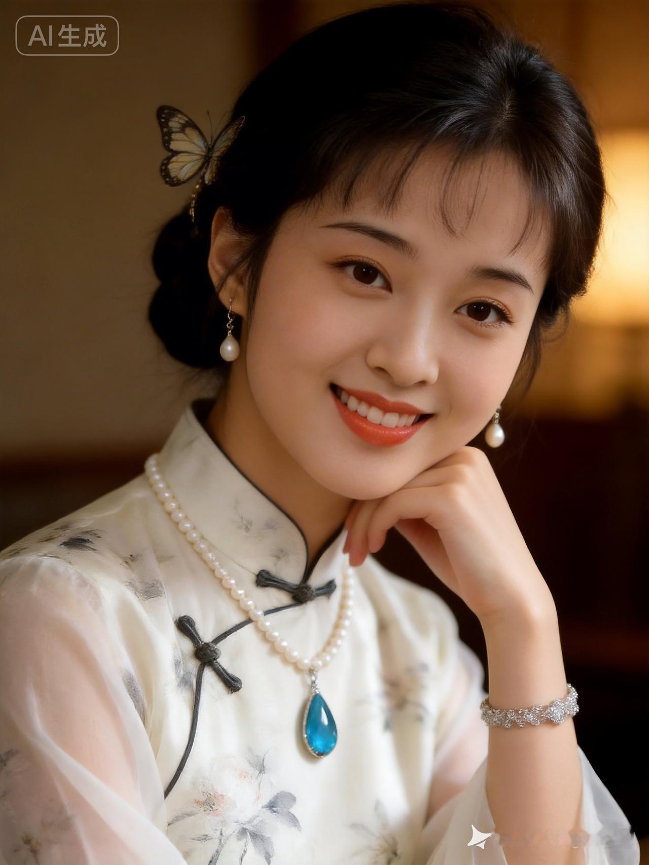 旗袍美人，风华绝代，幸福快乐每一天。